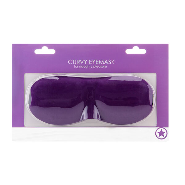 Ouch Curvy Eyemask Velcro Purple