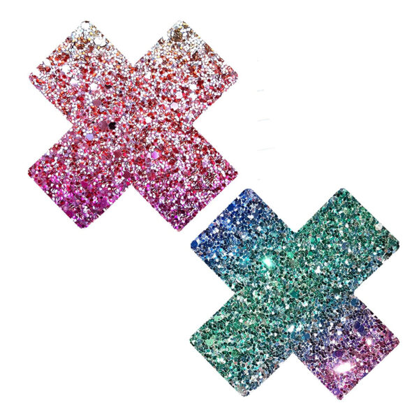 Neva Nude Pasty X Factor Glitter Multi