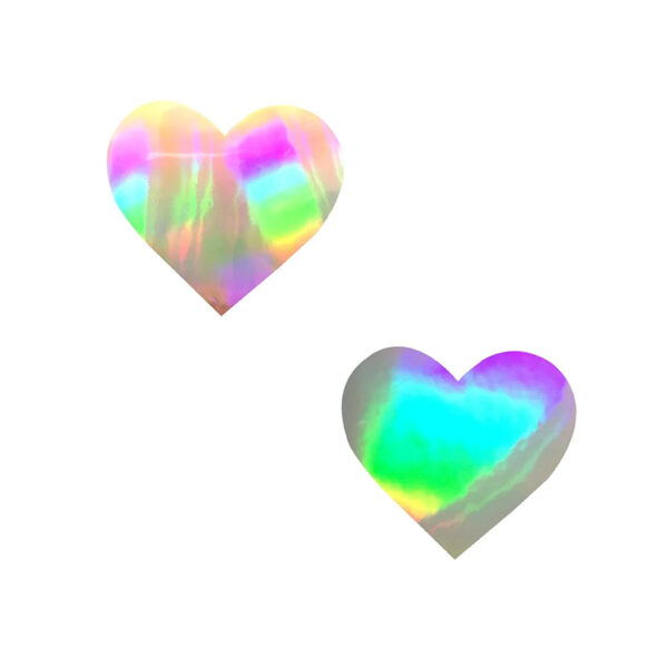 Neva Nude Pasty I Heart U Holographic