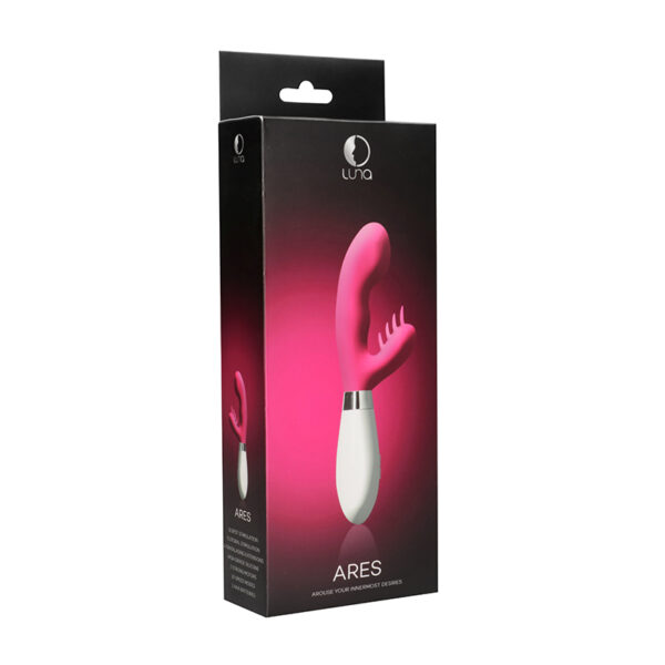 Luna Ares Dual Stimulation Vibrator Pink