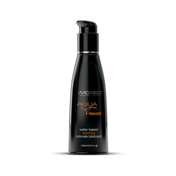 Wicked Aqua Heat Waterbased Lube 4oz