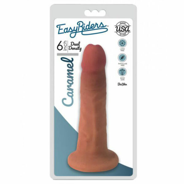 Easy Riders 6in Dual Density Dildo Tan