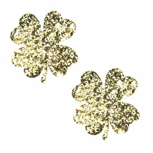 Neva Nude Pasty Clover Leaf Glitter Gd