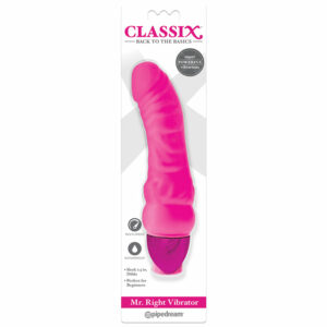 PD Classix Mr Right Vibrator 6.5in Pnk
