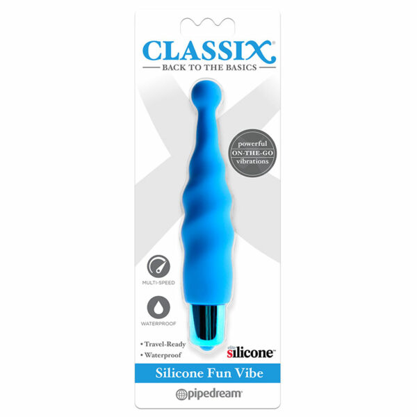 PD Classix Silicone Fun Vibe Blue