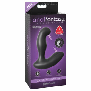 AFC Elite Electro Stim Prostate Vibe Blk