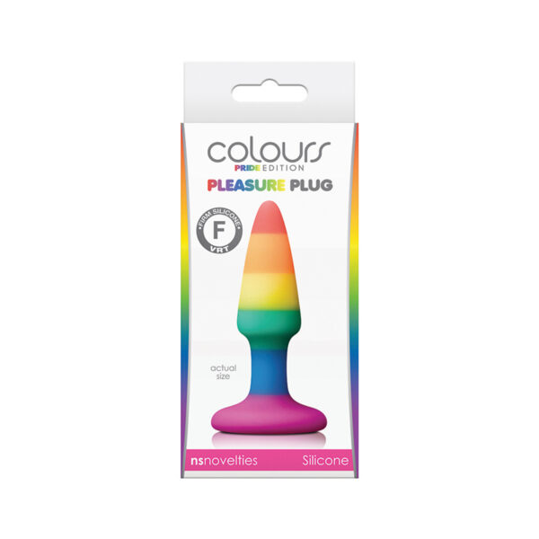 Colours Pride Pleasure Plug Mini Rainbow