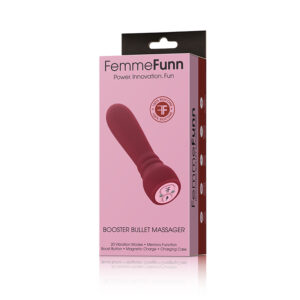 FemmeFunn Booster Bullet Vibrator Maroon