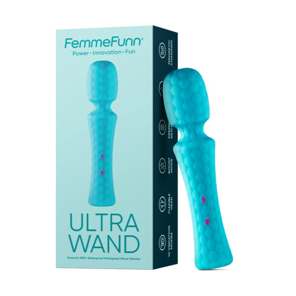 FemmeFunn Ultra Wand Vibrator Turquoise