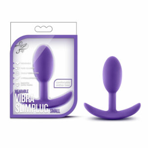 Luxe Wearable Vibra Slim Plug Sml Pur