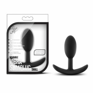 Luxe Wearable Vibra Slim Plug Sml Blk