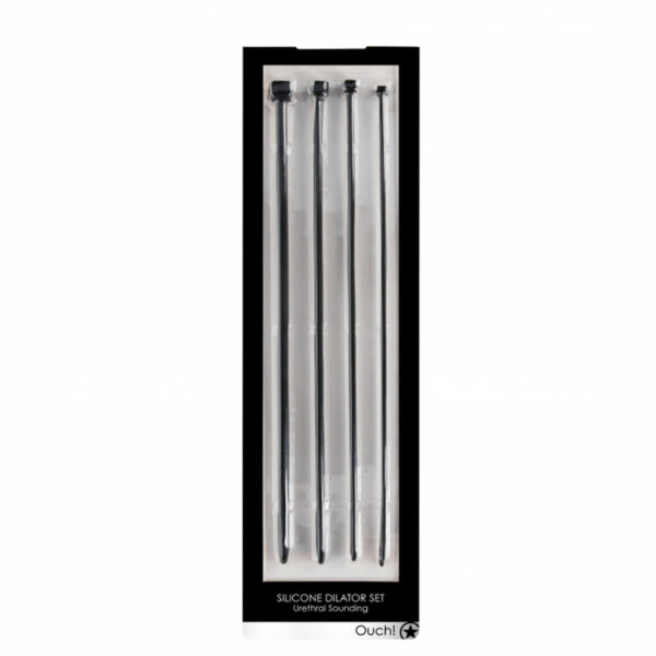 Ouch UrethralSound Sili Dilator Set Blk