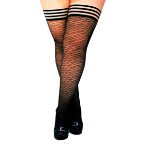Kixies Dana Lynn Black Ribbed Size D