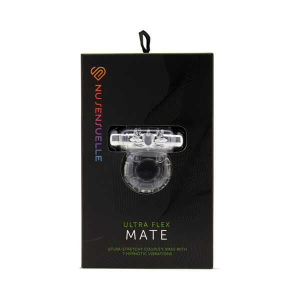 Nu Sensuelle Mate Flex Couple Ring Clear