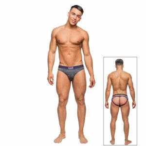 MP Heather Haze Cutout Thong Grey L/XL