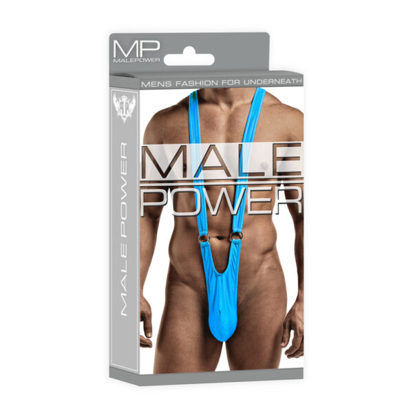 MP Euro Male Spandex Sling Rings Turq SM