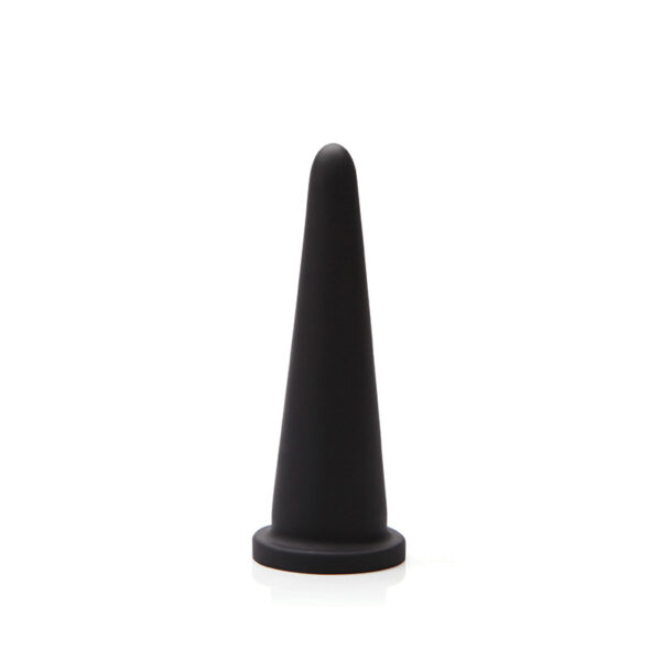 Tantus Cone Small Dildo Black BOX