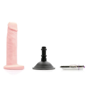 Tantus Alan O2 Vibrating Dildo Kit Beige