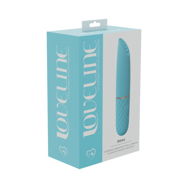 LoveLine Beso Vibrating MiniLipstick Blu