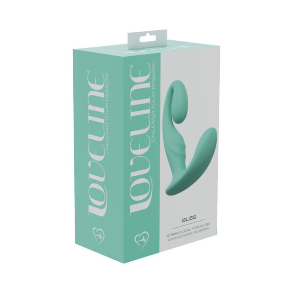 LoveLine Bliss Dual Motor Vibe Green