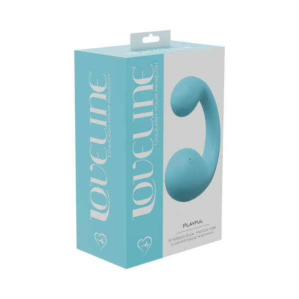 LoveLine Playful Dual Motor Vibe Blue
