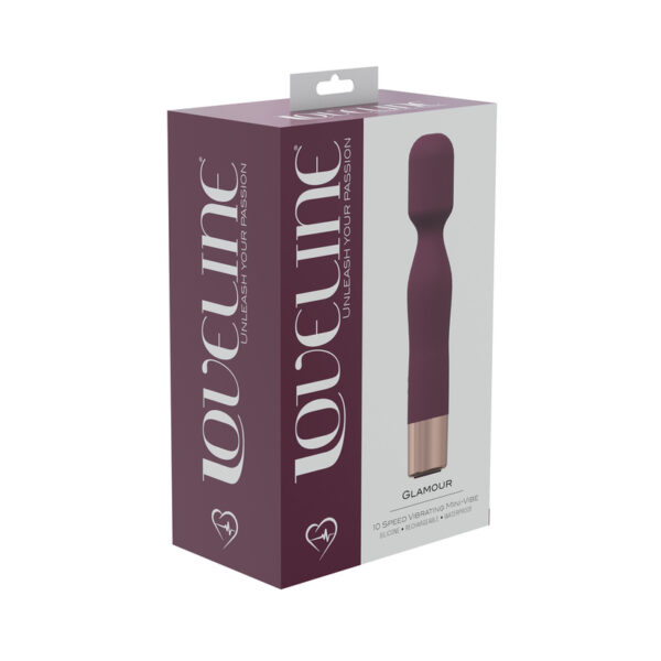 LoveLine Glamour Mini-Wand Burgundy