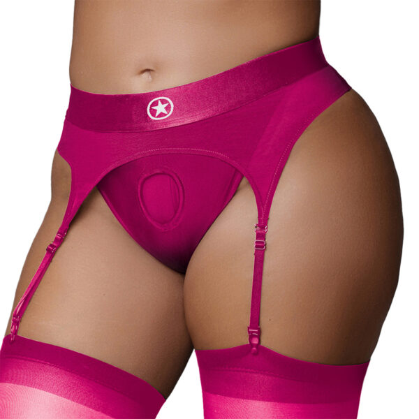 Ouch! Vibrating Strap-on Thong Pk XL/XXL