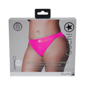 Ouch! Vibrating StraponPntyOpen Pk XLXXL