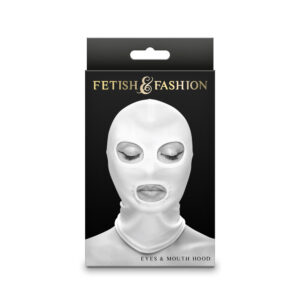 Fetish&Fashion Eyes&Mouth Hood White