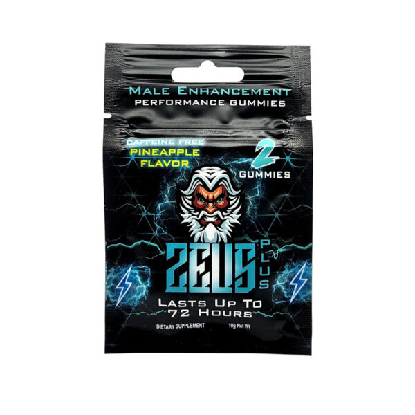 Zeus Plus Male Suppl  Gummies Pineap 2ct