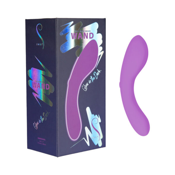 Swan The Mini Swan Wand GITD Purple