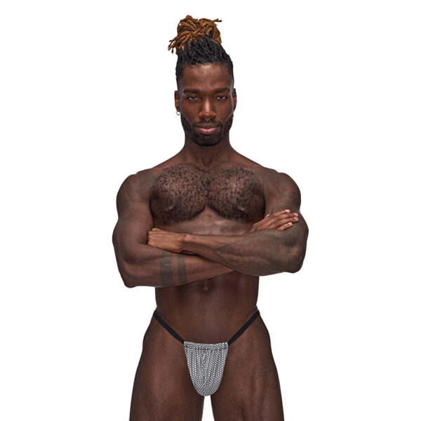 MP Sexagon Posing Strap   GRY 1S