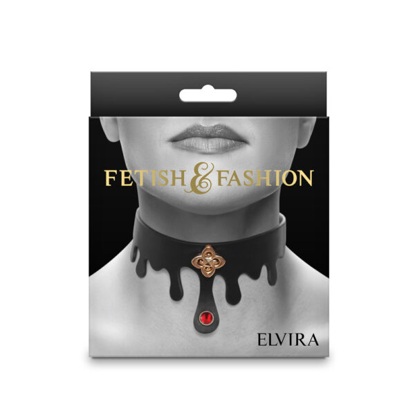 Fetish&Fashion Elvira Collar Black