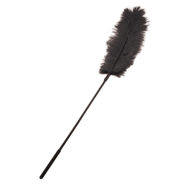SS Ostrich Black Feather Tickler