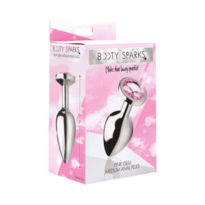 Booty Sparks Pink Gem - Med Anal Plug