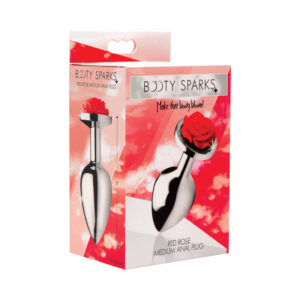 Booty Sparks Red Rose - Medium Anal Plug
