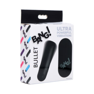 Vibrating Bullet w/ Remote Control - Bla
