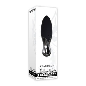 Evolved Teardrop Mini Vibrator Black
