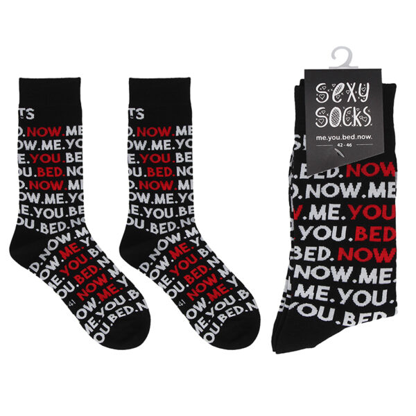 Shots Sexy Socks Me.You.Bed.Now. ML
