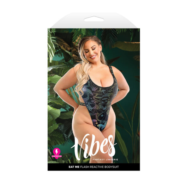 FL Vibes Eat Me UV Mushroom Bodysuit Q