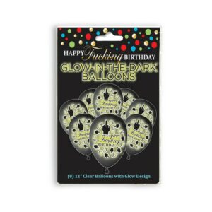 Happy Fucking Birthday GITD Balloons