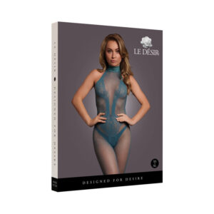 Le Desir Fishnet Lace Bodystock Ocean OS
