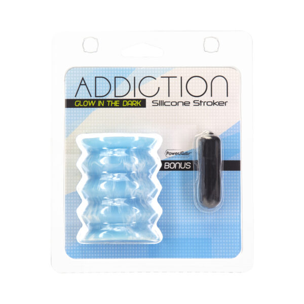 Addiction Stroker Silicone Glow In The D