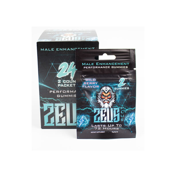 Zeus Plus Male Supp Gummies Wildbe 24/Dp