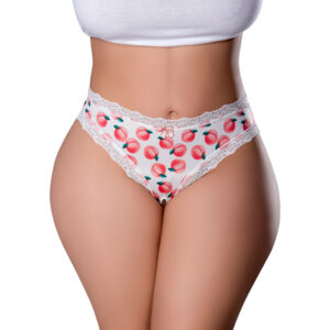 MS Sweet Treats CrotchThong&Lube Peach Q