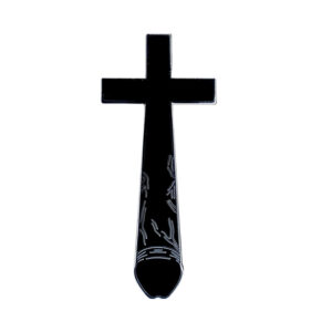 G&K Crucifux Enamel Pin