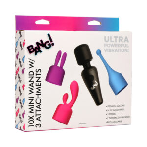 BANG! 10X Mini Wand w/ 3 Attachments