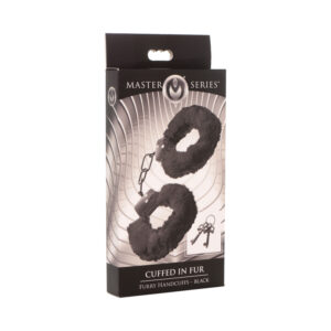 Master Series Cuffed in Fur Handcuff Blk