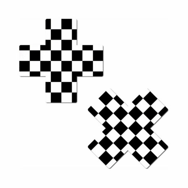 Pastease Plus X B&W Checker Cross