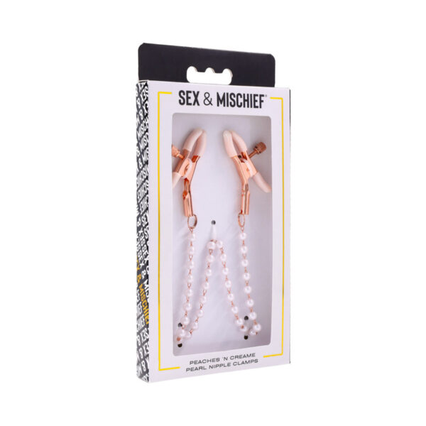 SS S&M Peaches ?n CreaMe Pearl Nip Clamp